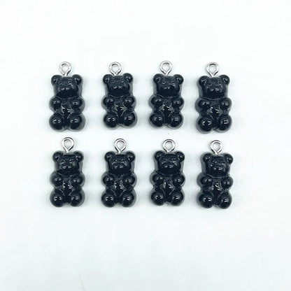 Peris Gems 39 10Pcs Candy Bear Pendant Charms for Necklace Bracelet Earrings Jewelry Making Diy Findings Resin Bears Christmas Making SHEIN Amazon Temu