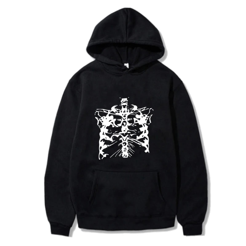 Peris Gems 40720-H01-HEI / 4XL Women/Men Hoodie Funny Skull Bones Gothic Graphic Sweatshirt Pullover Long Sleeve Streetwear Casual Y2k Outerwear Fall Winter SHEIN Amazon Temu
