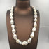 Peris Gems 45-46 cm 100% NATURE FRESHWATER Baroque PEARL NECKLACE in nature color, big baroque pearl .A + grade pearl good luster have flaw SHEIN Amazon Temu