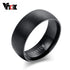 Peris Gems 6 100% Titanium Rings Men 8mm Cool Black Jewelry Wedding Engagement Male SHEIN Amazon Temu