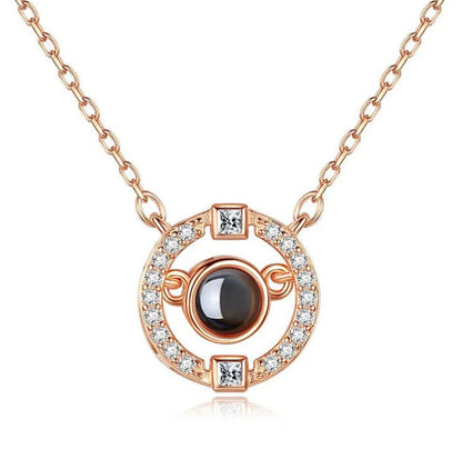 Peris Gems 6189-gd 100 Languages I Love You Necklace Valentine&