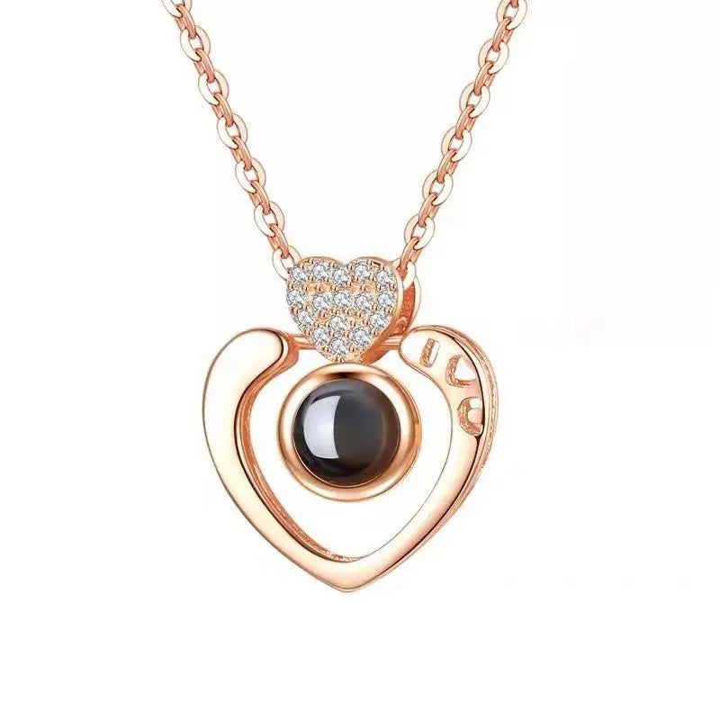 Peris Gems 6192-gd 100 Languages I Love You Necklace Valentine&