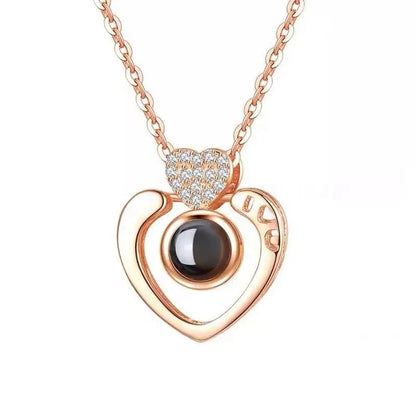 Peris Gems 6192-gd 100 Languages I Love You Necklace Valentine&