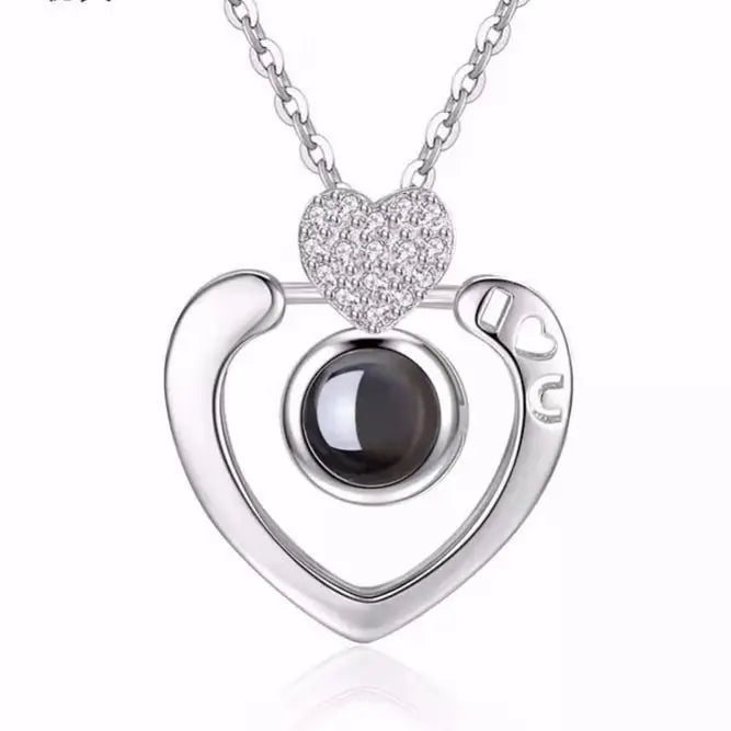 Peris Gems 6192-sl 100 Languages I Love You Necklace Valentine&