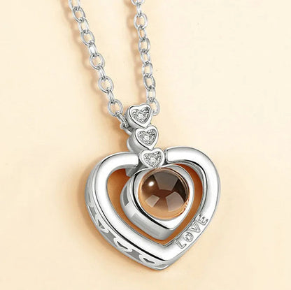 Peris Gems 6193-sl 100 Languages I Love You Necklace Valentine&