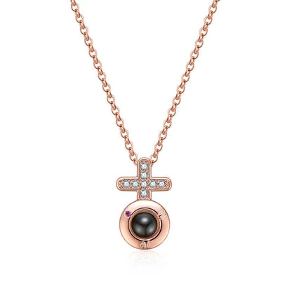 Peris Gems 6194-gd 100 Languages I Love You Necklace Valentine&