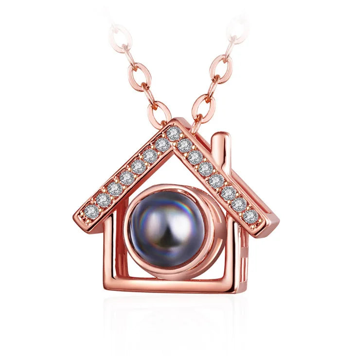 Peris Gems 6197-gd 100 Languages I Love You Necklace Valentine&