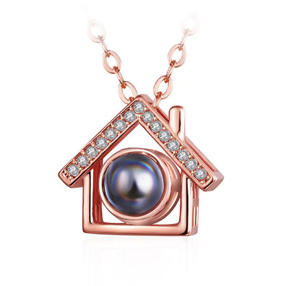 Peris Gems 6197-gd 100 Languages I Love You Necklace Valentine&