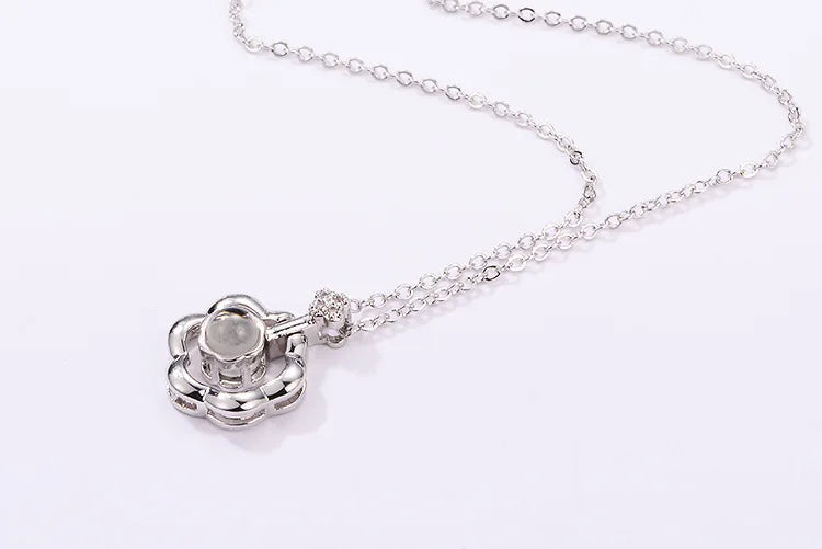 Peris Gems 6198-sl 100 Languages I Love You Necklace Valentine&