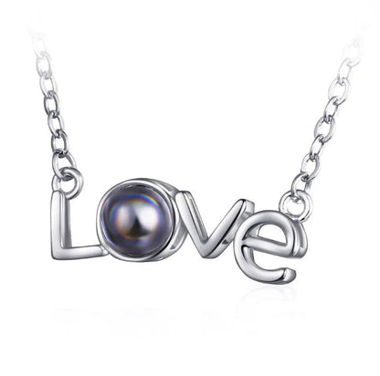 Peris Gems 6199-sl 100 Languages I Love You Necklace Valentine&
