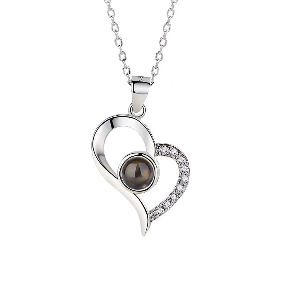Peris Gems 6200-sl 100 Languages I Love You Necklace Valentine&