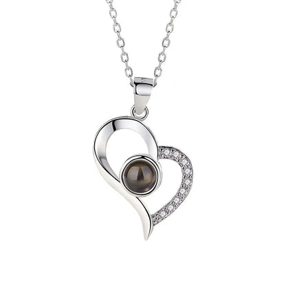 Peris Gems 6200-sl 100 Languages I Love You Necklace Valentine&