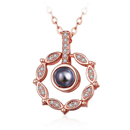 Peris Gems 6201-gd 100 Languages I Love You Necklace Valentine&