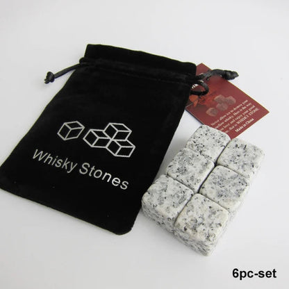 Peris Gems  6pc light grey in bag 100% Natural Whiskey Stones: Sipping Dry Ice Cubes for Whisky 100% Natural Whiskey Stones: Sipping Dry Ice Cube for Whisky SHEIN Amazon Temu