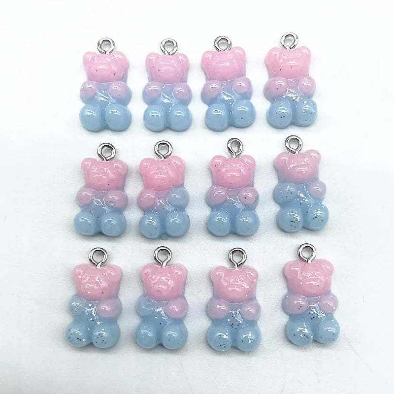 Peris Gems 89 10Pcs Candy Bear Pendant Charms for Necklace Bracelet Earrings Jewelry Making Diy Findings Resin Bears Christmas Making SHEIN Amazon Temu