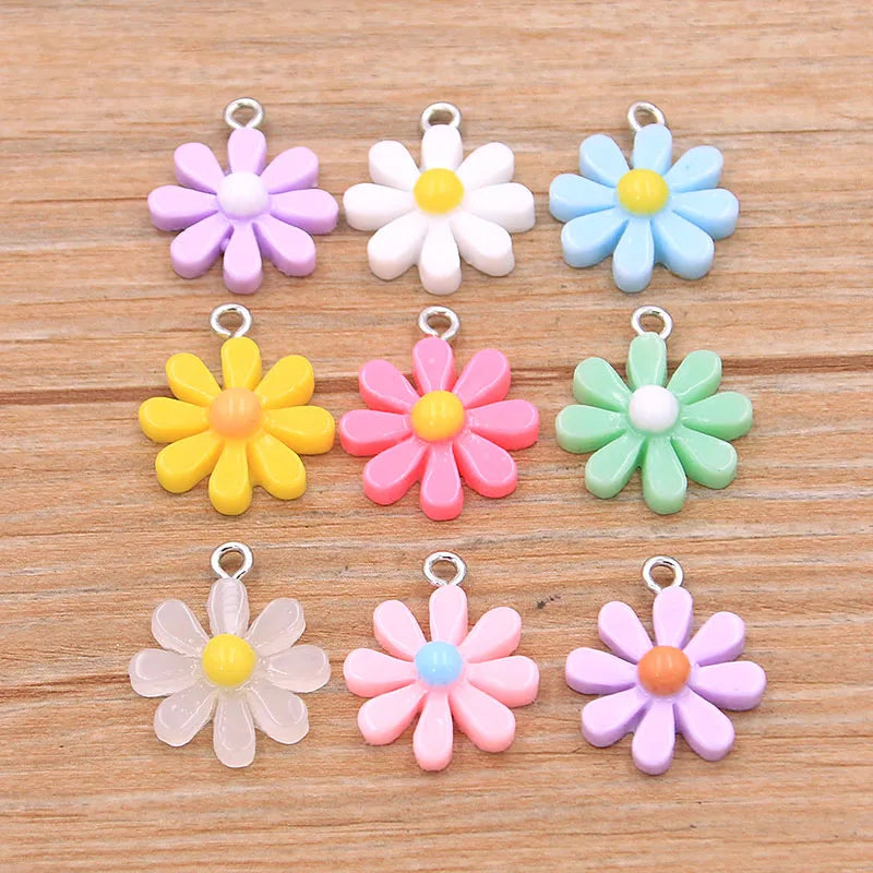 Peris Gems 8J1 10Pcs 27 Styles Mix Fruit Animals Flowers Sieve Resin Earring Charms Diy Findings Keychain Bracelets Pendant For Jewelry Making SHEIN Amazon Temu