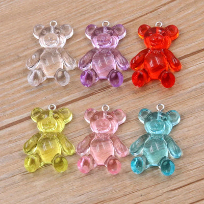 Peris Gems 8L03 10Pcs 27 Styles Mix Fruit Animals Flowers Sieve Resin Earring Charms Diy Findings Keychain Bracelets Pendant For Jewelry Making SHEIN Amazon Temu