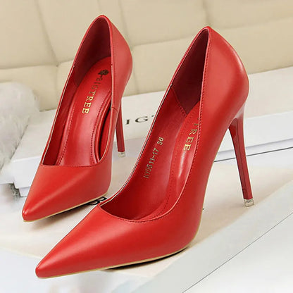 Peris Gems  9511-17-red10.5cm / 34 High Fashion Stiletto Style High Heels for Women SHEIN Amazon Temu