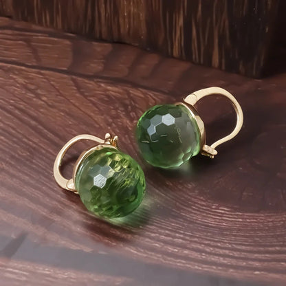 Peris Gems  AL13315-green Rock Biker Style Iced Diamond Hoop Huggie Earrings for Men SHEIN Amazon Temu