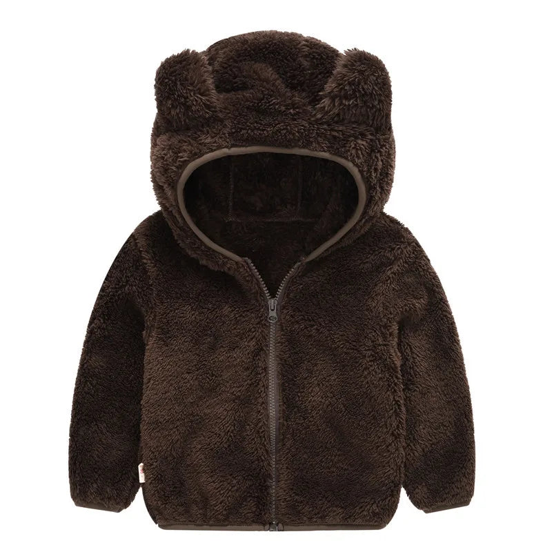 Peris Gems  as picture 4 / 9M Cute Bear Ear Fleece Lined Winter Jackets for Children SHEIN Amazon Temu
