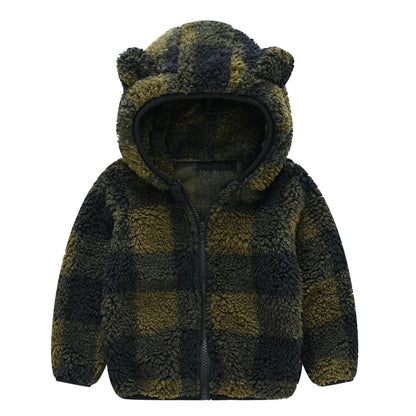 Peris Gems  as picture 9 / 9M Cute Bear Ear Fleece Lined Winter Jackets for Children SHEIN Amazon Temu