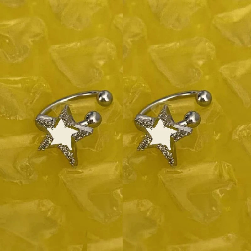 Peris Gems  AY 5810404 Sparkly Diamond Star Stud Earrings for Women SHEIN Amazon Temu