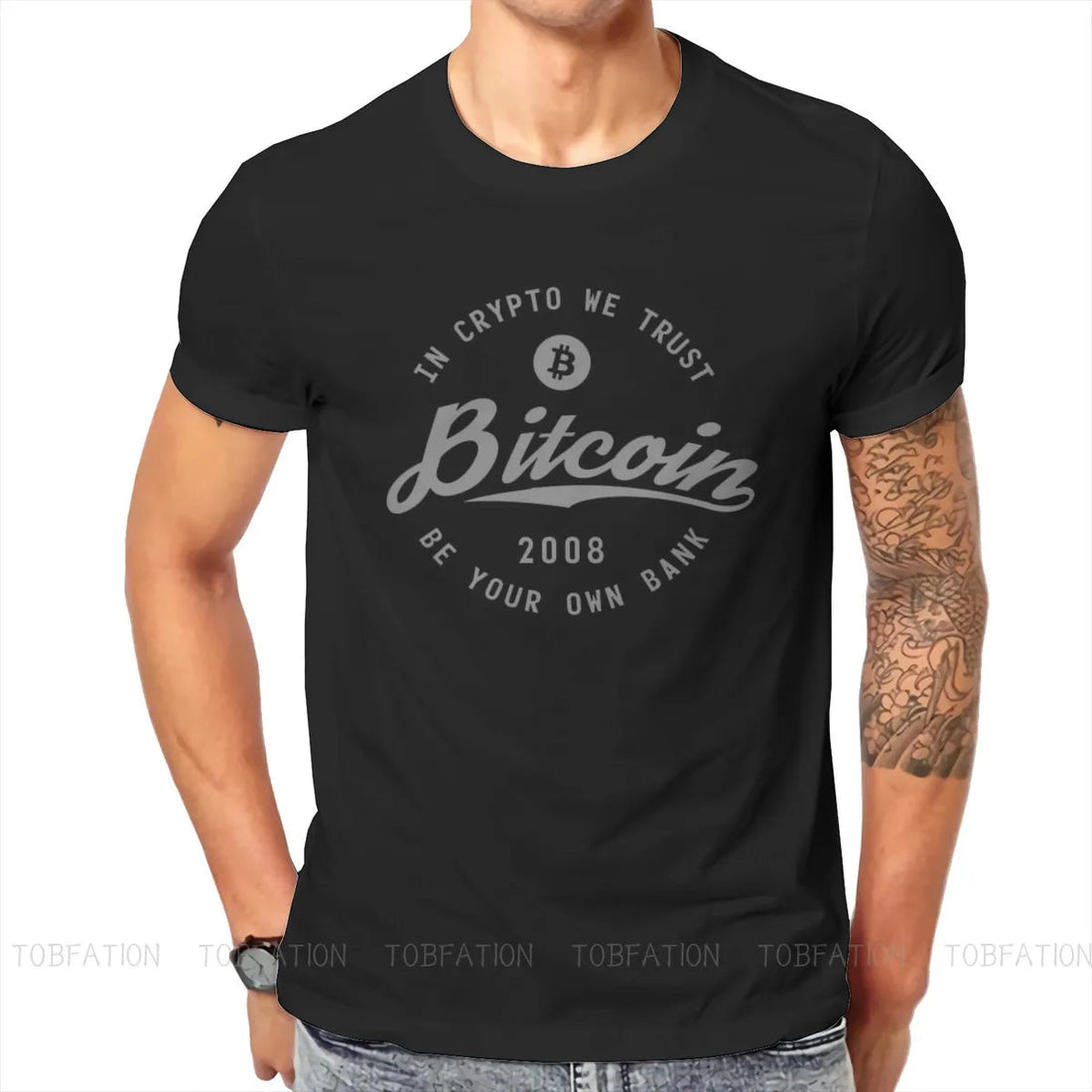 Peris Gems  Bitcoin Crypto Cryptocurrency Graphic T-shirt for Men SHEIN Amazon Temu