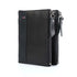 Peris Gems  Black 100% Genuine Leather Men Wallet Small Zipper Pocket Men Wallets Portomonee Male Short Coin Purse Brand Perse Carteira For Rfid SHEIN Amazon Temu