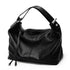 Peris Gems  Black / CHINA ZENCY Hot Stylish 100% Genuine Cow Leather Women Handbag Extendable Handle Strap Cowhide Ladies Tote Shoulder Bags Purse Satchel SHEIN Amazon Temu