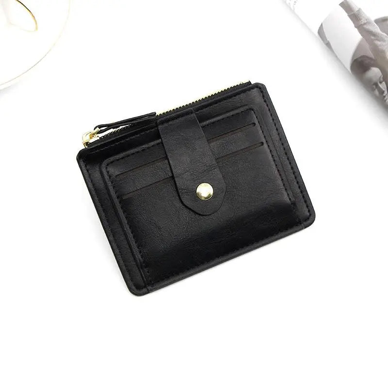Peris Gems  Black Luxurious Small Slim Leather Wallets for Men SHEIN Amazon Temu