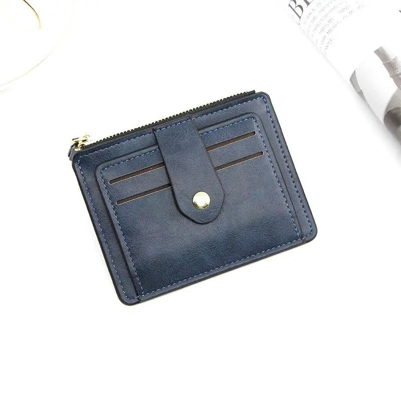 Peris Gems  Blue Luxurious Small Slim Leather Wallets for Men SHEIN Amazon Temu