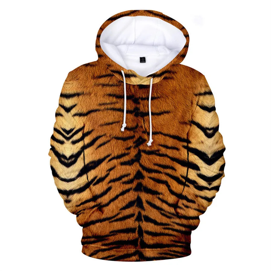 Peris Gems Brand Fashion Autumn Hoodies Premium Tiger Skin 3D Printed Mens Sweatshirt Unisex Pullover Casual Jacket SHEIN Amazon Temu