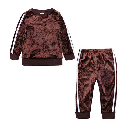 Peris Gems  Brown / 3T Kids 2pc Light Brown Teddy Bear Sweatshirt and Pants Set SHEIN Amazon Temu