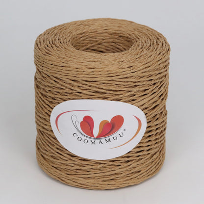 Peris Gems camel 100g/ball Raffia Yarn Kintting Paper Straw Yarn for Crocheting Hat Fancy Yarn Flower Packing Summer Fashion Handmade Material SHEIN Amazon Temu