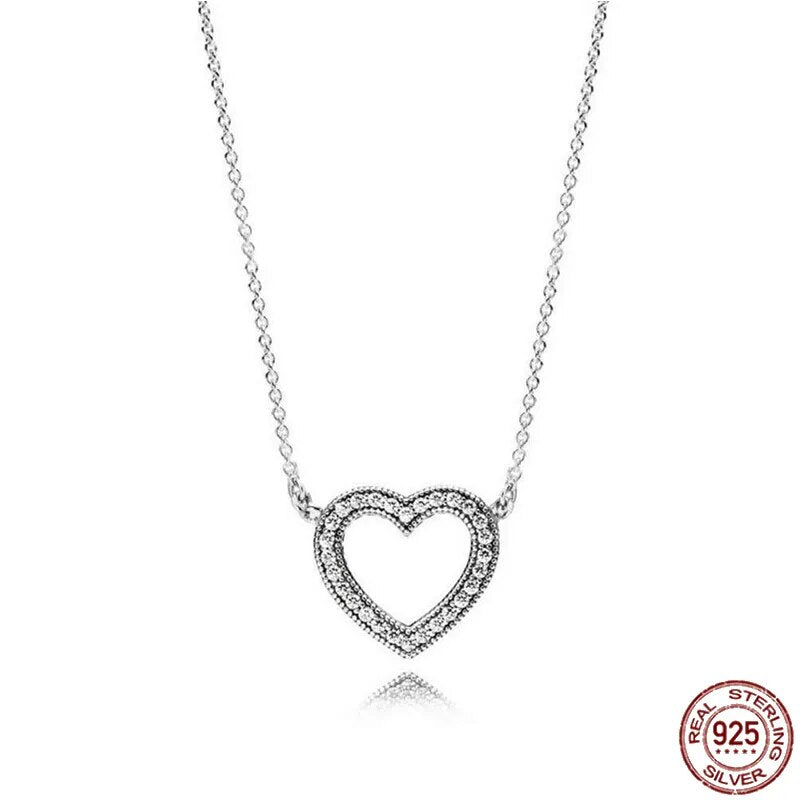 Peris Gems  Caramel Sparkling Diamond Heart 925 Silver Pandora Pendants SHEIN Amazon Temu