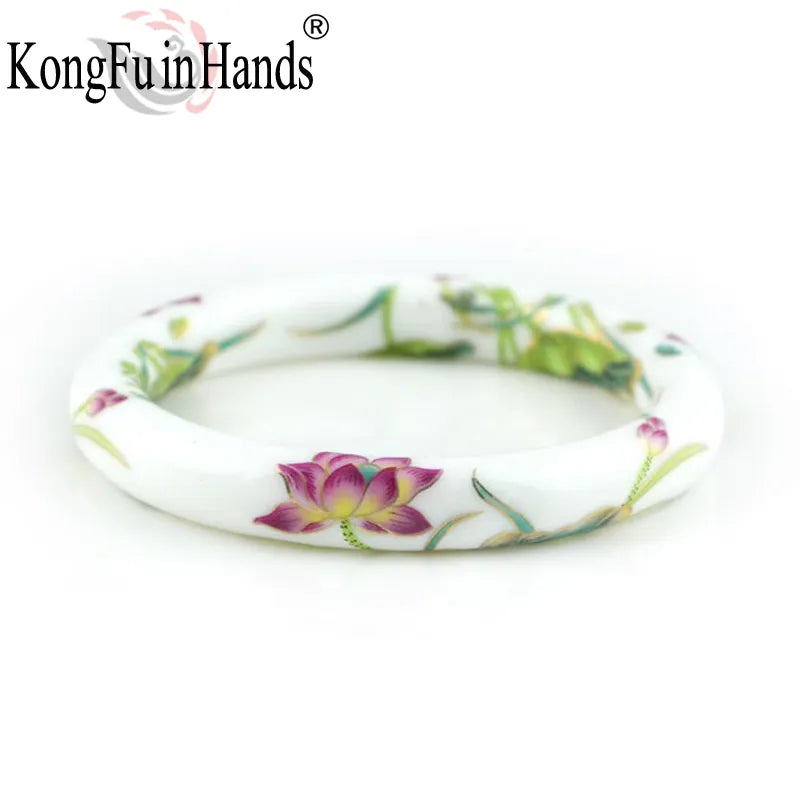 Peris Gems  Ceramic Flower Bangle Bracelets for Women SHEIN Amazon Temu