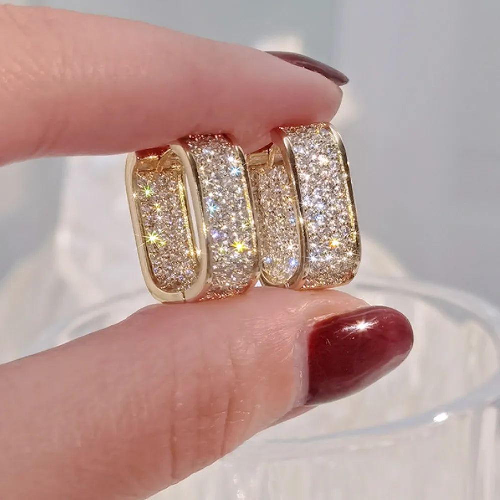 Peris Gems  Dainty Cute CZ Diamond Square Earrings for Women SHEIN Amazon Temu
