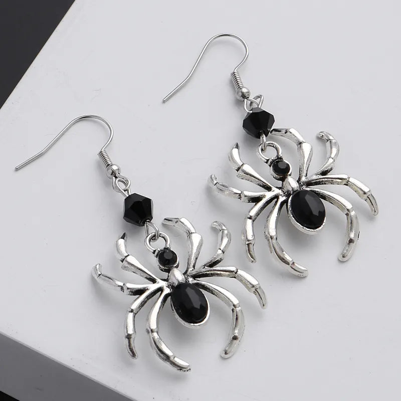 Peris Gems  Dark Gothic Style Black Spider Dangle Earrings for Women SHEIN Amazon Temu