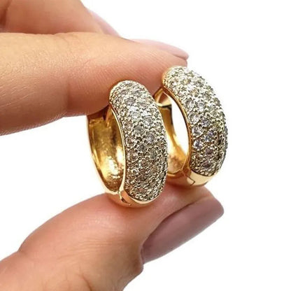 Peris Gems  E2365 Dainty Cute CZ Diamond Square Earrings for Women SHEIN Amazon Temu