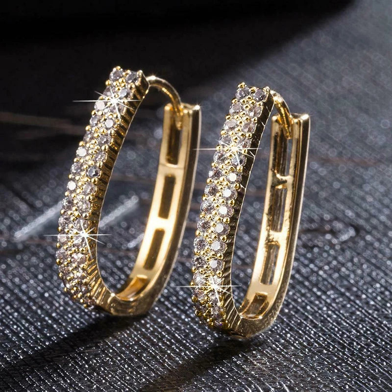 Peris Gems  E2428 Dainty Cute CZ Diamond Square Earrings for Women SHEIN Amazon Temu