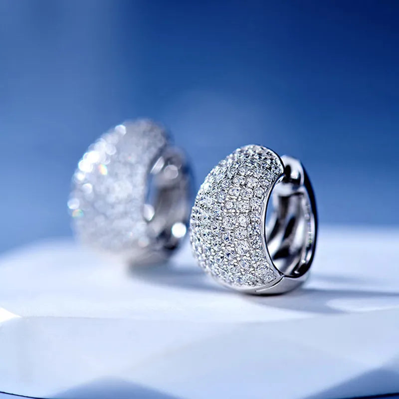 Peris Gems  E2445 Dainty Cute CZ Diamond Square Earrings for Women SHEIN Amazon Temu