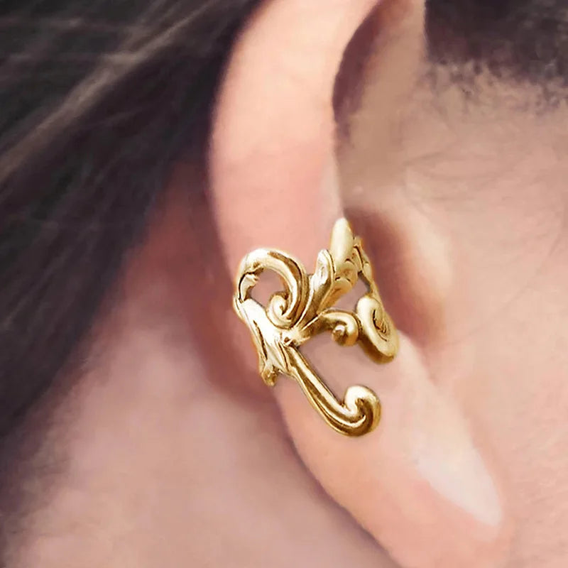 Peris Gems  E2674 2024 New Trendy Fox Shape Clip Earrings for Women Antique Silver Color  Ear Cuff  Girl Statement Jewelry Drop Ship SHEIN Amazon Temu
