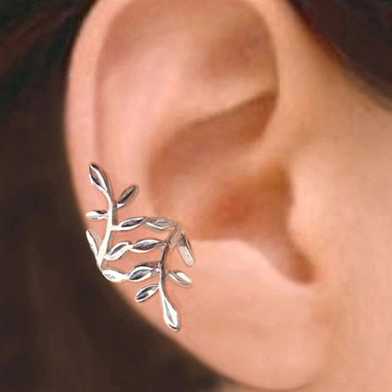 Peris Gems  E2675 2024 New Trendy Fox Shape Clip Earrings for Women Antique Silver Color  Ear Cuff  Girl Statement Jewelry Drop Ship SHEIN Amazon Temu