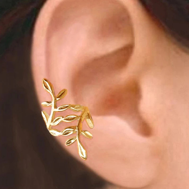 Peris Gems  E2676 2024 New Trendy Fox Shape Clip Earrings for Women Antique Silver Color  Ear Cuff  Girl Statement Jewelry Drop Ship SHEIN Amazon Temu