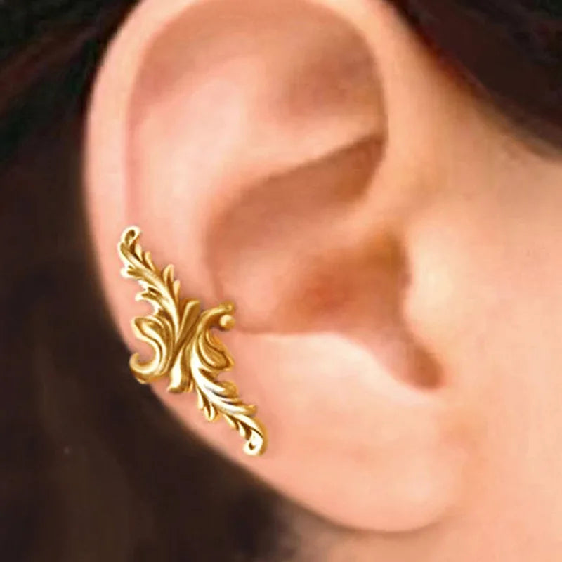 Peris Gems  E2697 2024 New Trendy Fox Shape Clip Earrings for Women Antique Silver Color  Ear Cuff  Girl Statement Jewelry Drop Ship SHEIN Amazon Temu