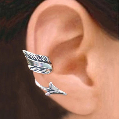 Peris Gems  E2698 2024 New Trendy Fox Shape Clip Earrings for Women Antique Silver Color  Ear Cuff  Girl Statement Jewelry Drop Ship SHEIN Amazon Temu