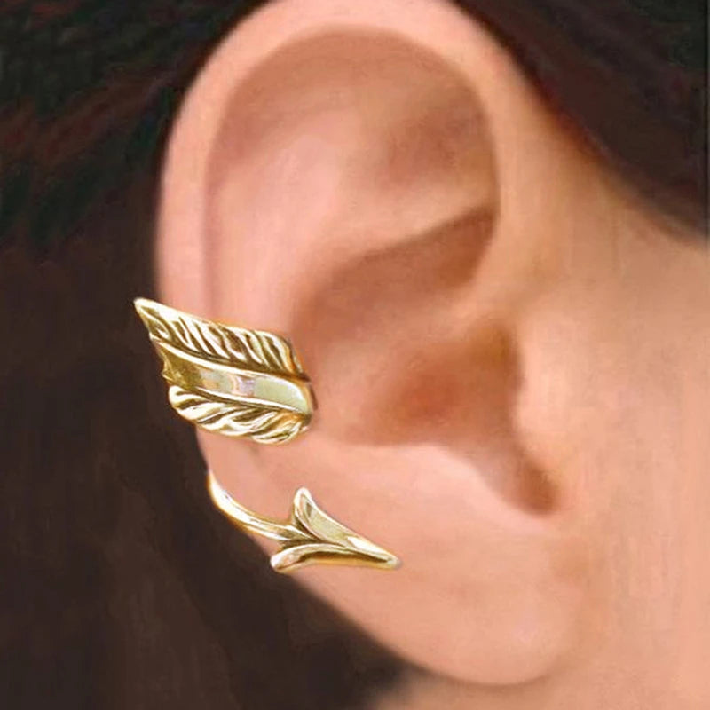 Peris Gems  E2699 2024 New Trendy Fox Shape Clip Earrings for Women Antique Silver Color  Ear Cuff  Girl Statement Jewelry Drop Ship SHEIN Amazon Temu