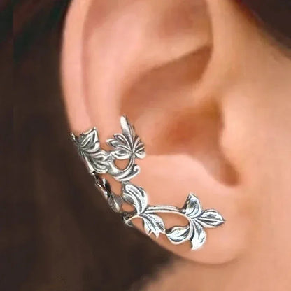 Peris Gems  E633 2024 New Trendy Fox Shape Clip Earrings for Women Antique Silver Color  Ear Cuff  Girl Statement Jewelry Drop Ship SHEIN Amazon Temu