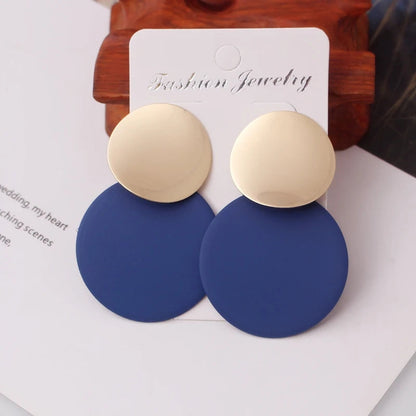 Peris Gems  ES2215-06 Korea Pearl Earrings for Women - Round Geometric Studs SHEIN Amazon Temu