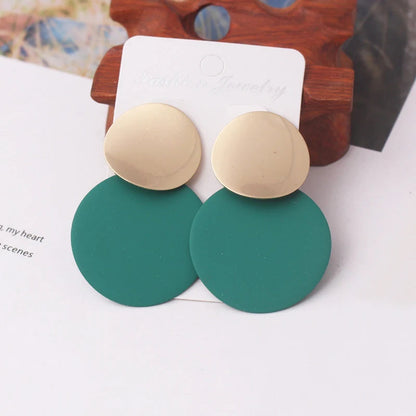 Peris Gems  ES2215-10 Korea Pearl Earrings for Women - Round Geometric Studs SHEIN Amazon Temu